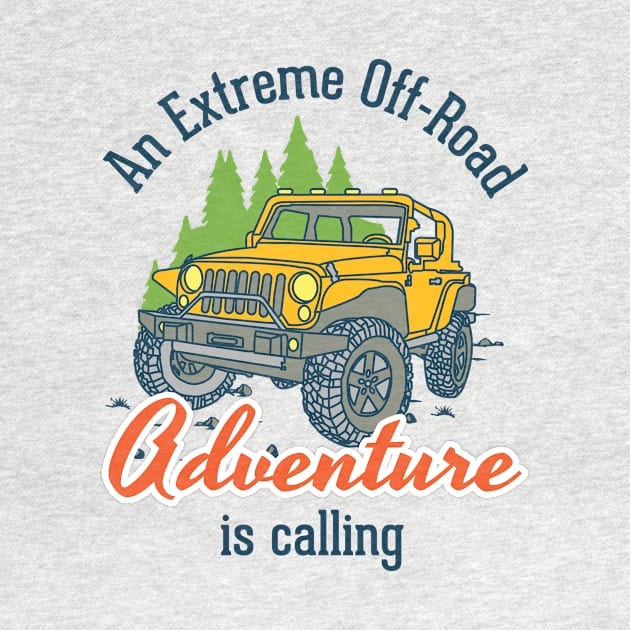 An extreme offroad adventure is calling - camping, hikking, trekking, vacation, christmas, new year by The Bombay Brands Pvt Ltd